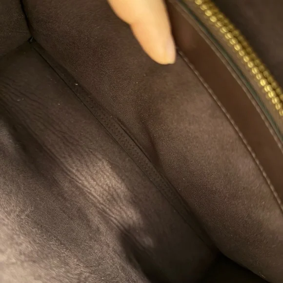 Coach Parker Chain Black Leather Shoulder Bag - Picture 10 of 11